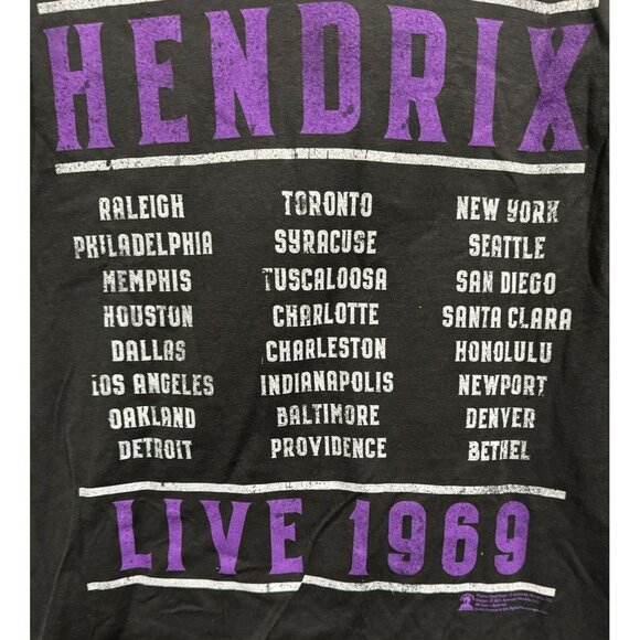 Jimmy Hendrix Live In Concert 1969 T-Shirt Sz Small Great Guitarists  NWT - Picture 4 of 7